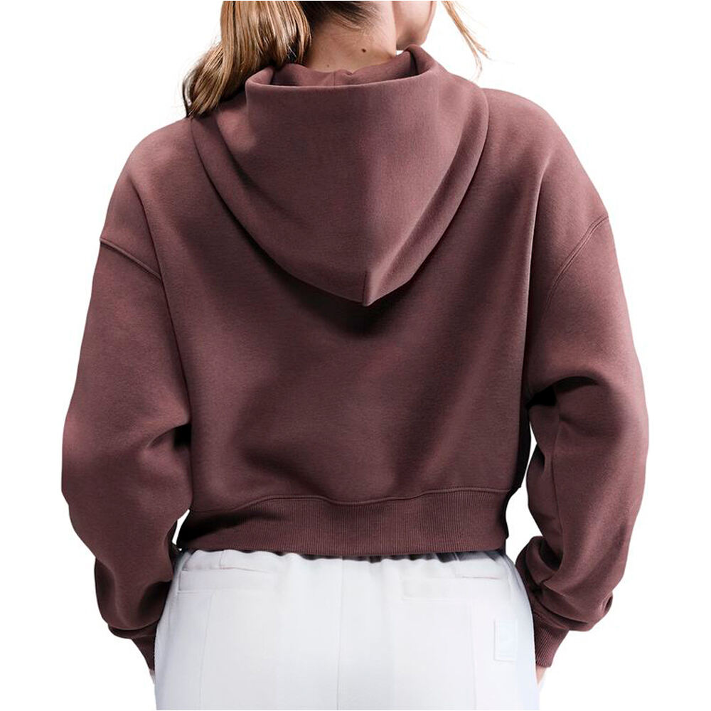 Nike sudadera mujer W NSW PHNX FLC OS CRP HNLY HDY vista trasera