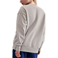 Nike sudadera mujer W NSW PHNX FLC OS LONG CREW vista trasera