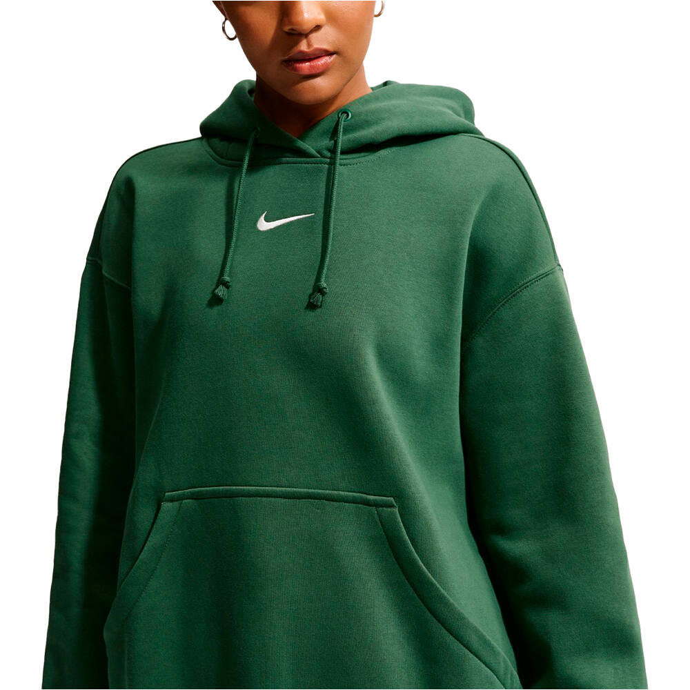 Nike sudadera mujer W NSW PHNX FLC OS PO HOODIE vista detalle