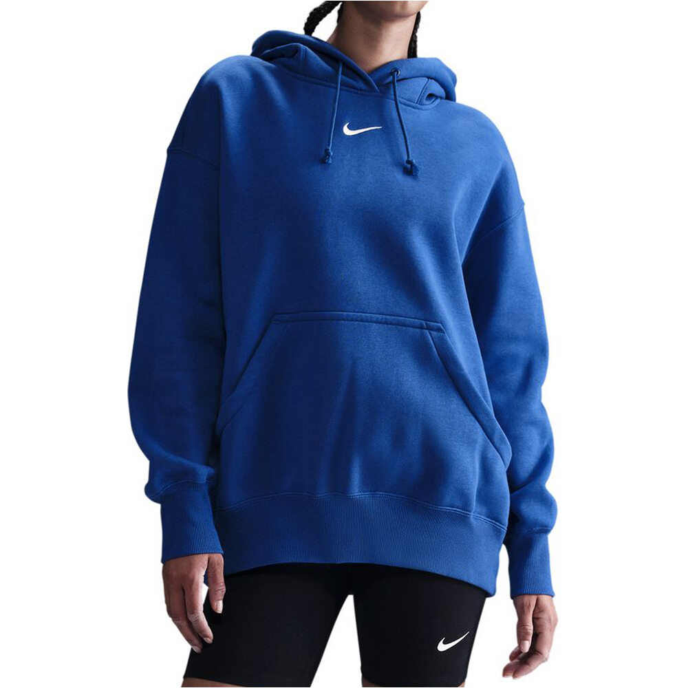 Nike sudadera mujer W NSW PHNX FLC OS PO HOODIE vista frontal