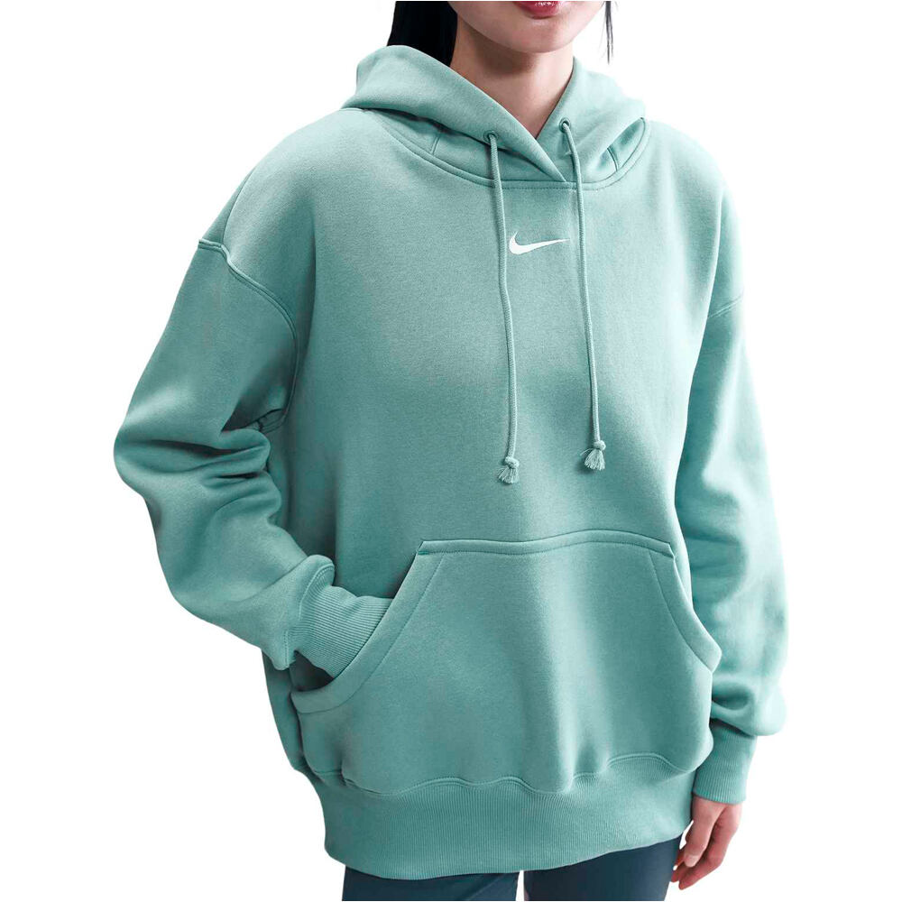 Nike sudadera mujer W NSW PHNX FLC OS PO HOODIE vista frontal