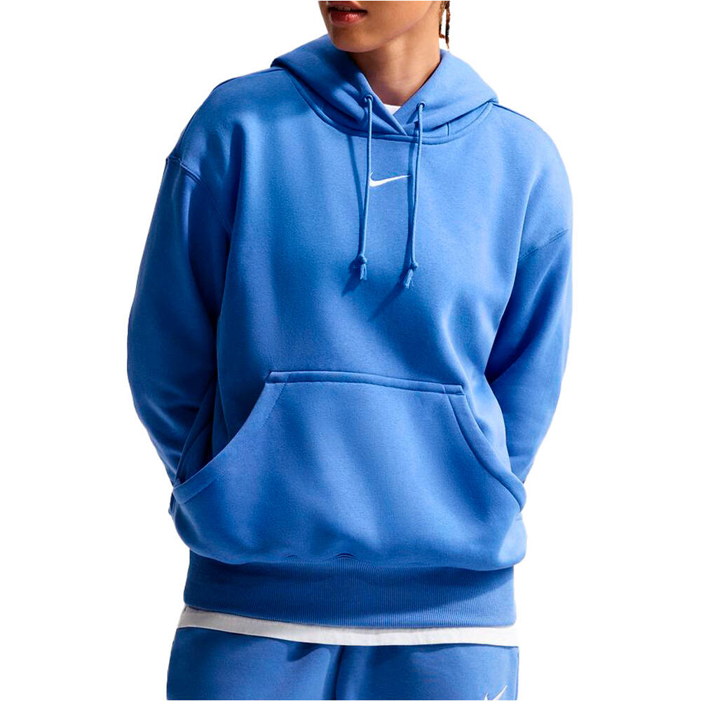 Nike sudadera mujer W NSW PHNX FLC OS PO HOODIE vista frontal