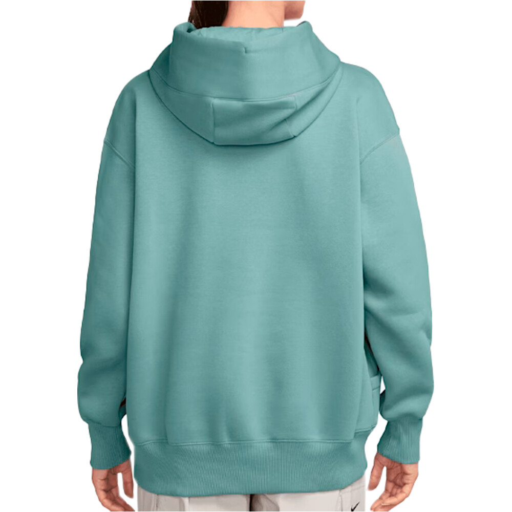 Nike sudadera mujer W NSW PHNX FLC OS PO HOODIE vista trasera