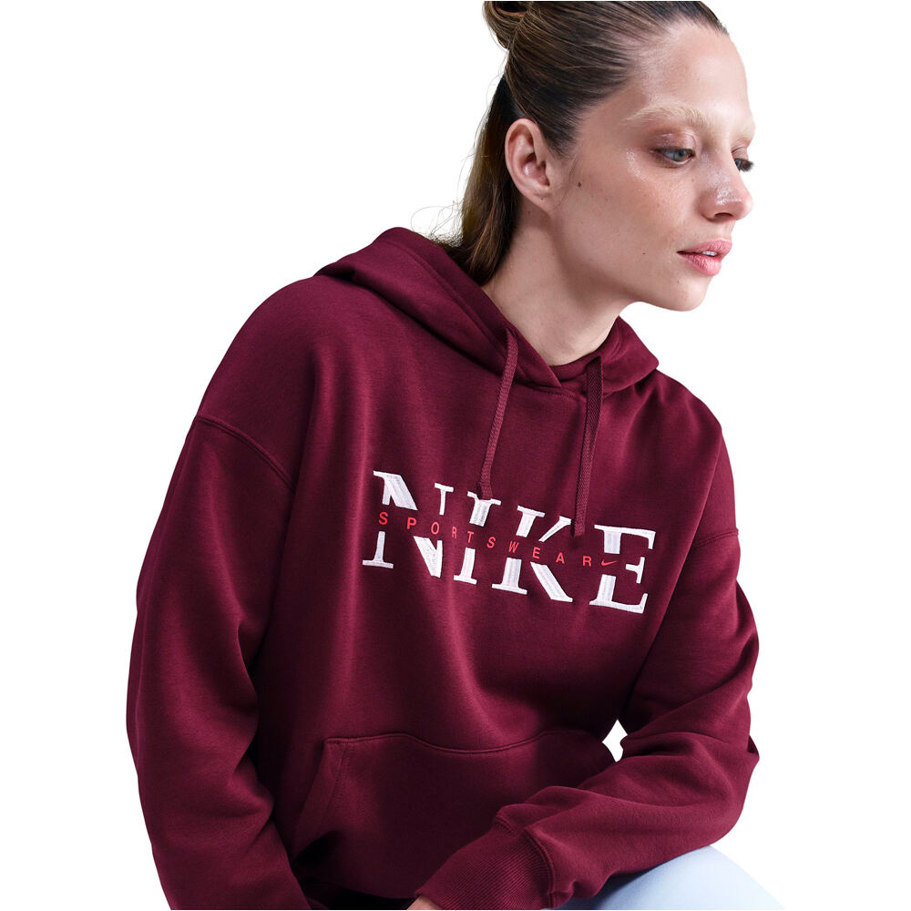 Nike sudadera mujer W NSW PHNX FLC PO HOOD GLS 04
