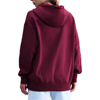 Nike sudadera mujer W NSW PHNX FLC PO HOOD GLS vista trasera