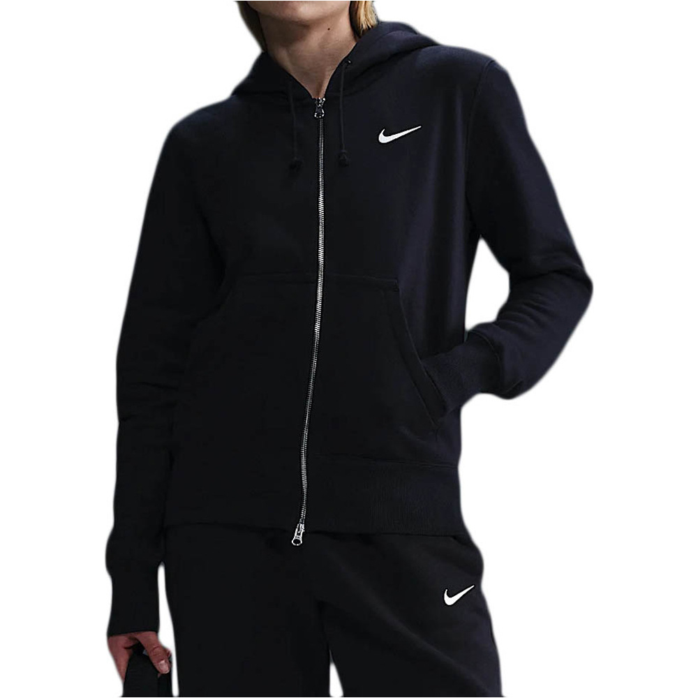 Nike sudadera mujer W NSW PHNX FLC STD FZ HDY vista frontal