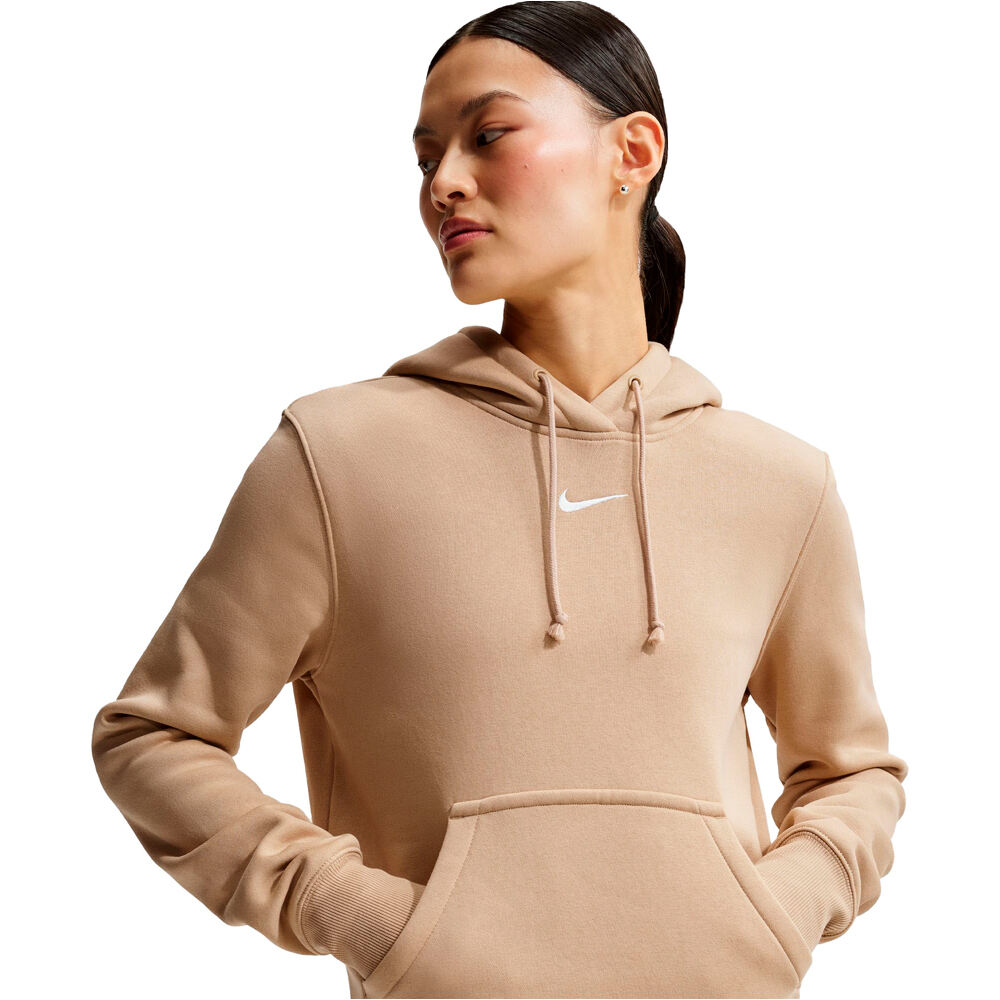 Nike sudadera mujer W NSW PHNX FLC STD PO HOODIE vista detalle