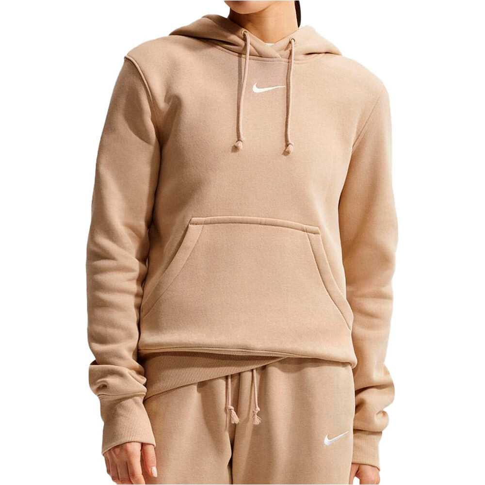 Nike sudadera mujer W NSW PHNX FLC STD PO HOODIE vista frontal
