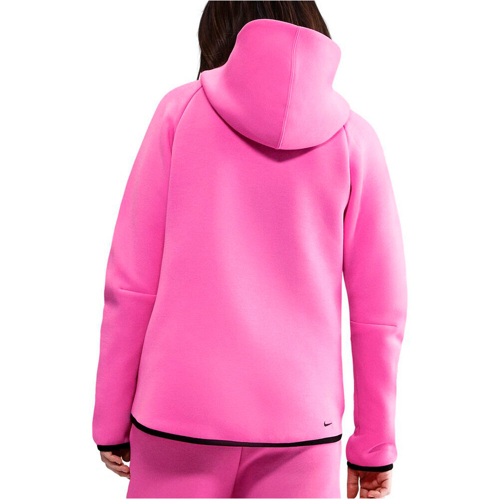 Nike sudadera mujer W NSW TCH FLC WR FZ HDY 2 vista trasera