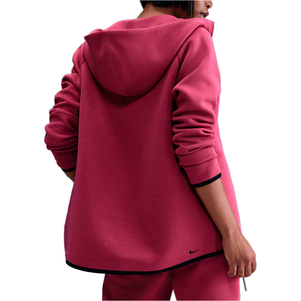 Nike sudadera mujer W NSW TCH FLC WR FZ HDY 2 vista trasera