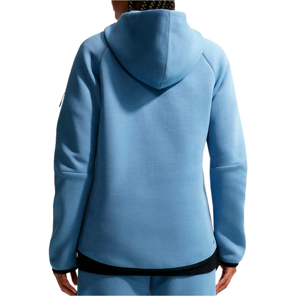 Nike sudadera mujer W NSW TCH FLC WR FZ HDY 2 vista trasera