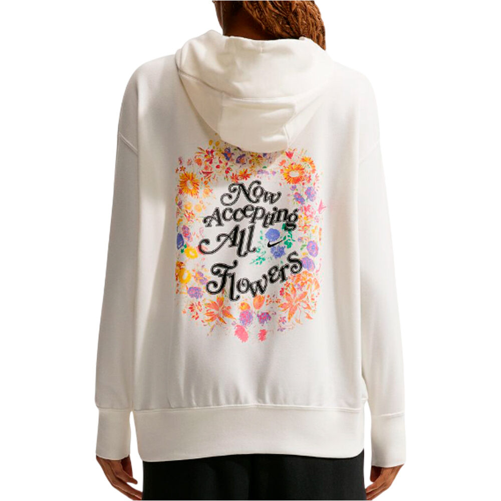 Nike sudadera mujer W PHNX FLC OS PO HOODIE vista trasera