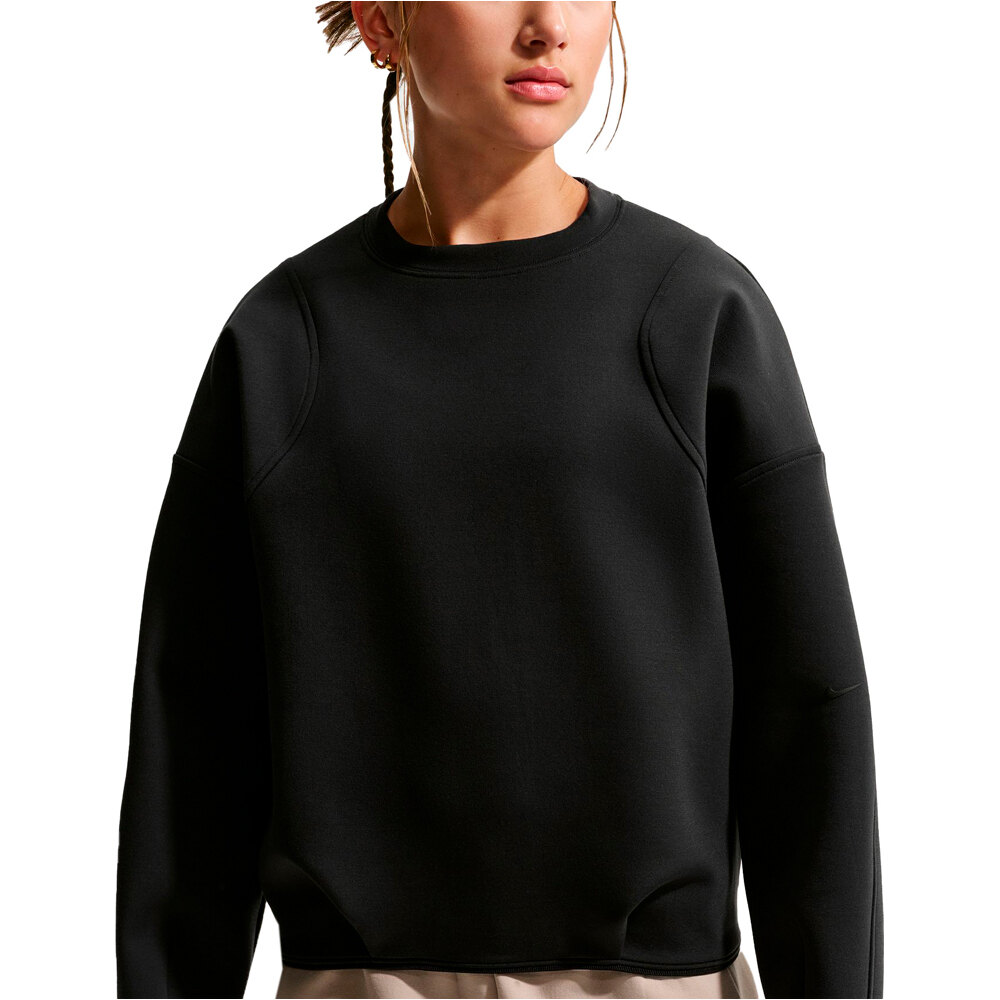 Nike sudadera niña G NK MAVN TF KNIT CREW vista detalle