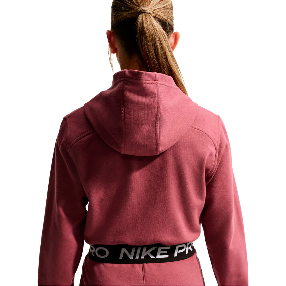 Nike sudadera niña G NP DF FZ FLC HDY 03
