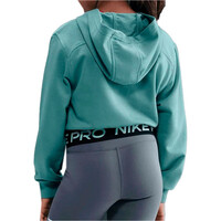 Nike sudadera niña G NP DF FZ FLC HDY vista trasera