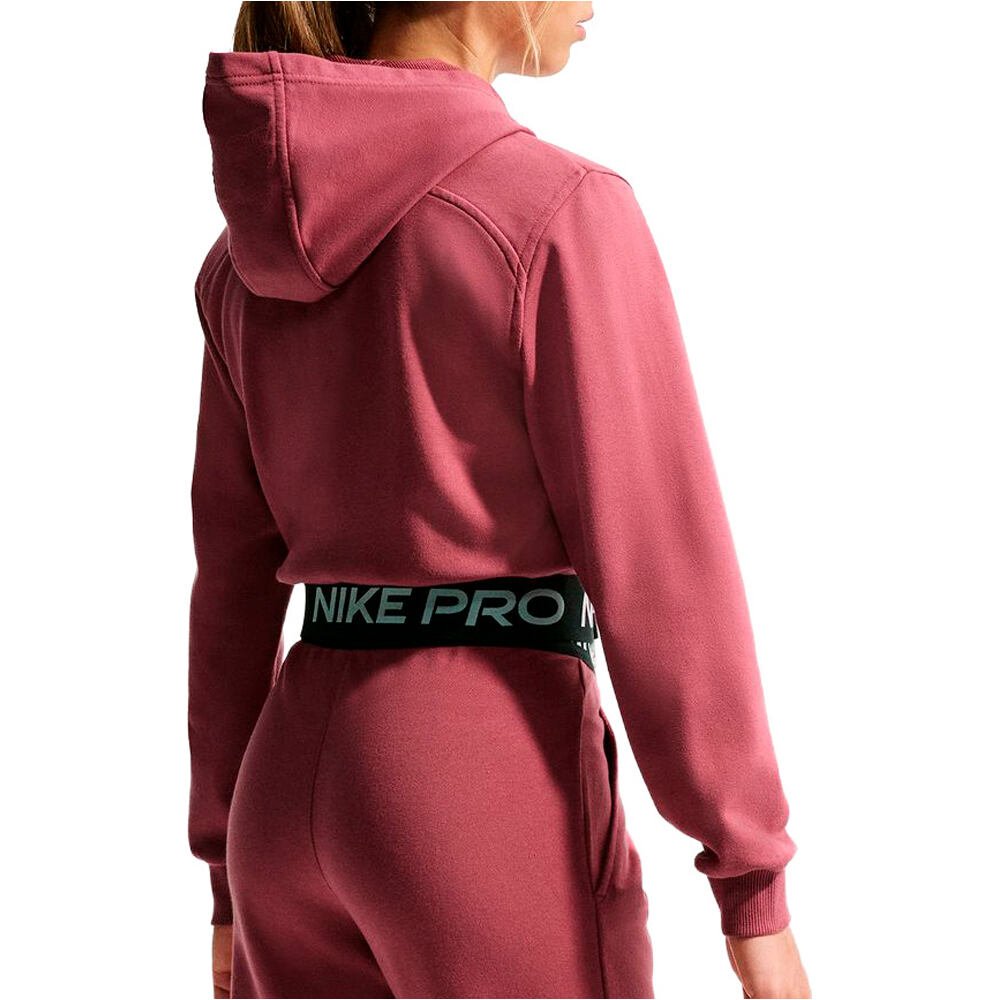 Nike sudadera niña G NP DF FZ FLC HDY vista trasera