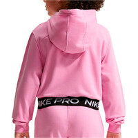 Nike sudadera niña G NP DF FZ FLC HDY vista trasera