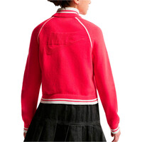 Nike sudadera niña G NSW CLN SWEATER TRK JKT vista trasera