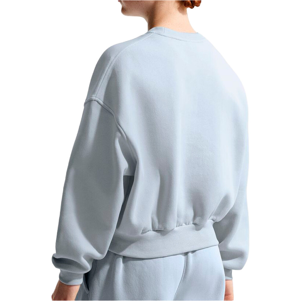 Nike sudadera niña G NSW CLUB FLC BXY CREW GFX vista trasera