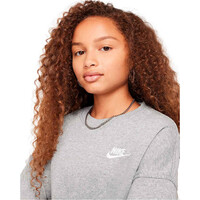 Nike sudadera niña G NSW CLUB FLC BXY CRW LBR vista detalle