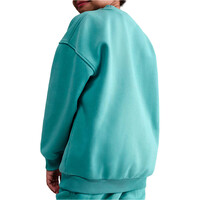 Nike sudadera niña G NSW CLUB FLC OVRSZD CREW LBR vista trasera