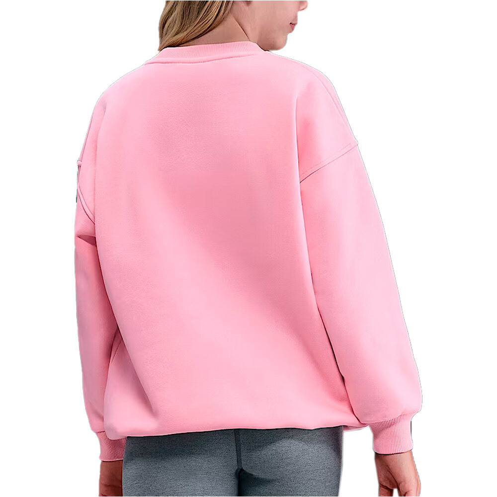 Nike sudadera niña G NSW CLUB FLC OVRSZD CREW LBR vista trasera