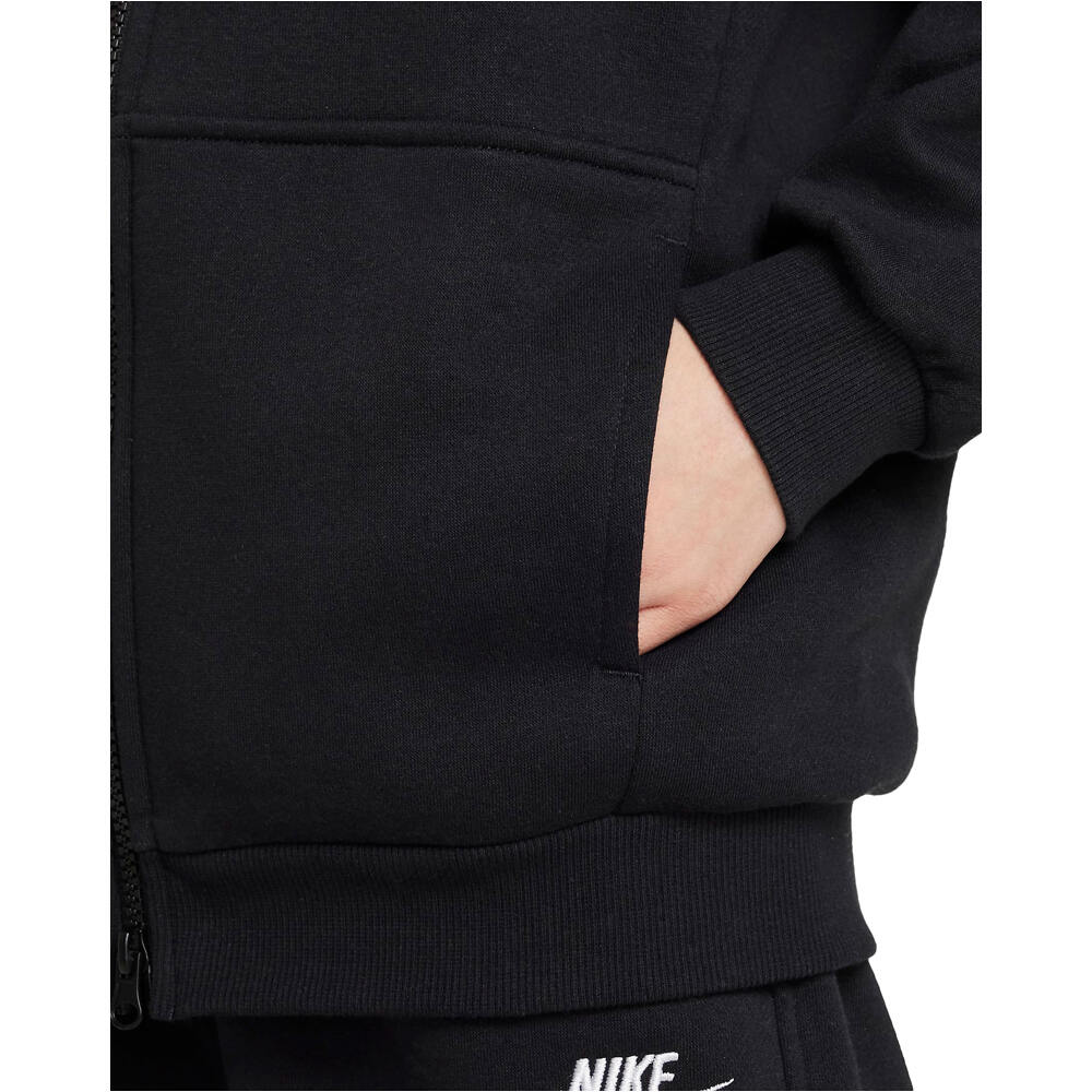 Nike sudadera niña G NSW CLUB FLC OVRSZD FZ LBR 03