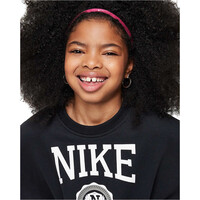 Nike sudadera niña G NSW CLUB FT BXY CREW GX STAR vista detalle