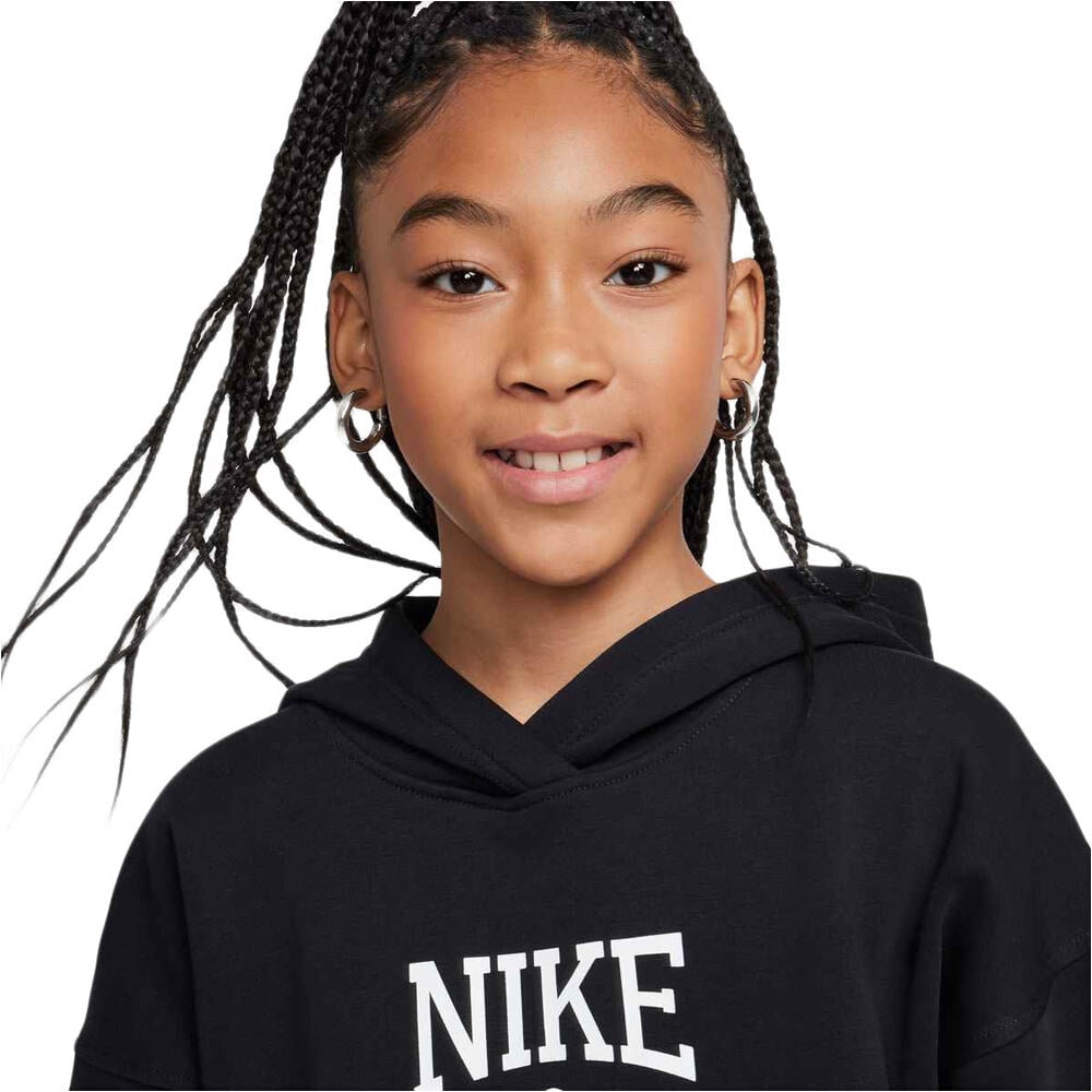 Nike sudadera niña G NSW FLC OS HDY GX STAR vista detalle