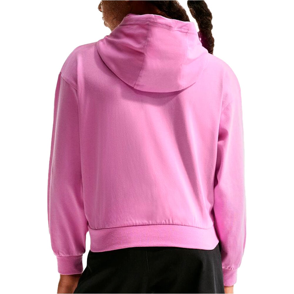Nike sudadera niña G NSW FZ HDY JSY LBR vista trasera