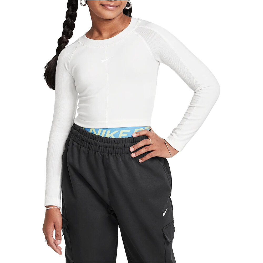 Nike sudadera niña G NSW LS TOP DANCE -PD vista frontal