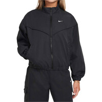 Nike sudadera niña G NSW LTWT OVRSZD JKT STY STAR vista frontal