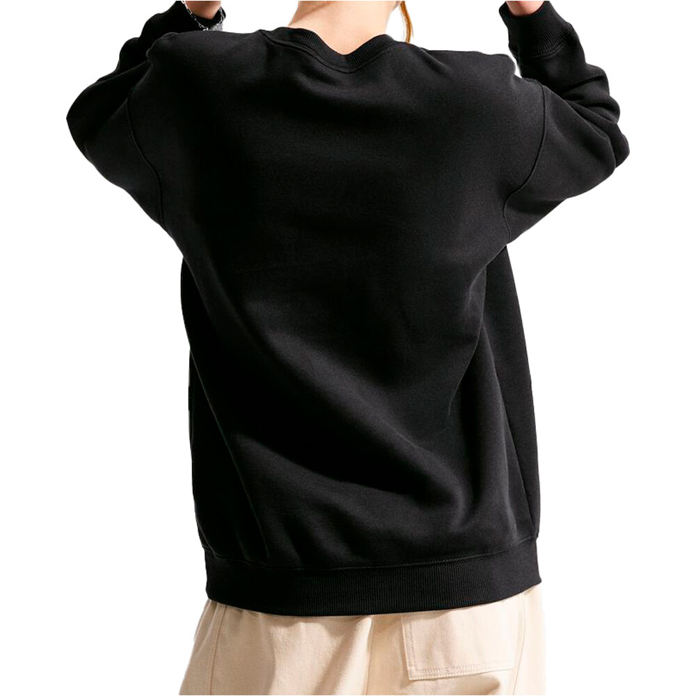Nike sudadera niña G NSW STDIO FLC OVRSZD CRW AOP vista trasera