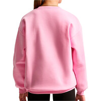 Nike sudadera niña G NSW STDIO FLC OVRSZD CRW AOP vista trasera
