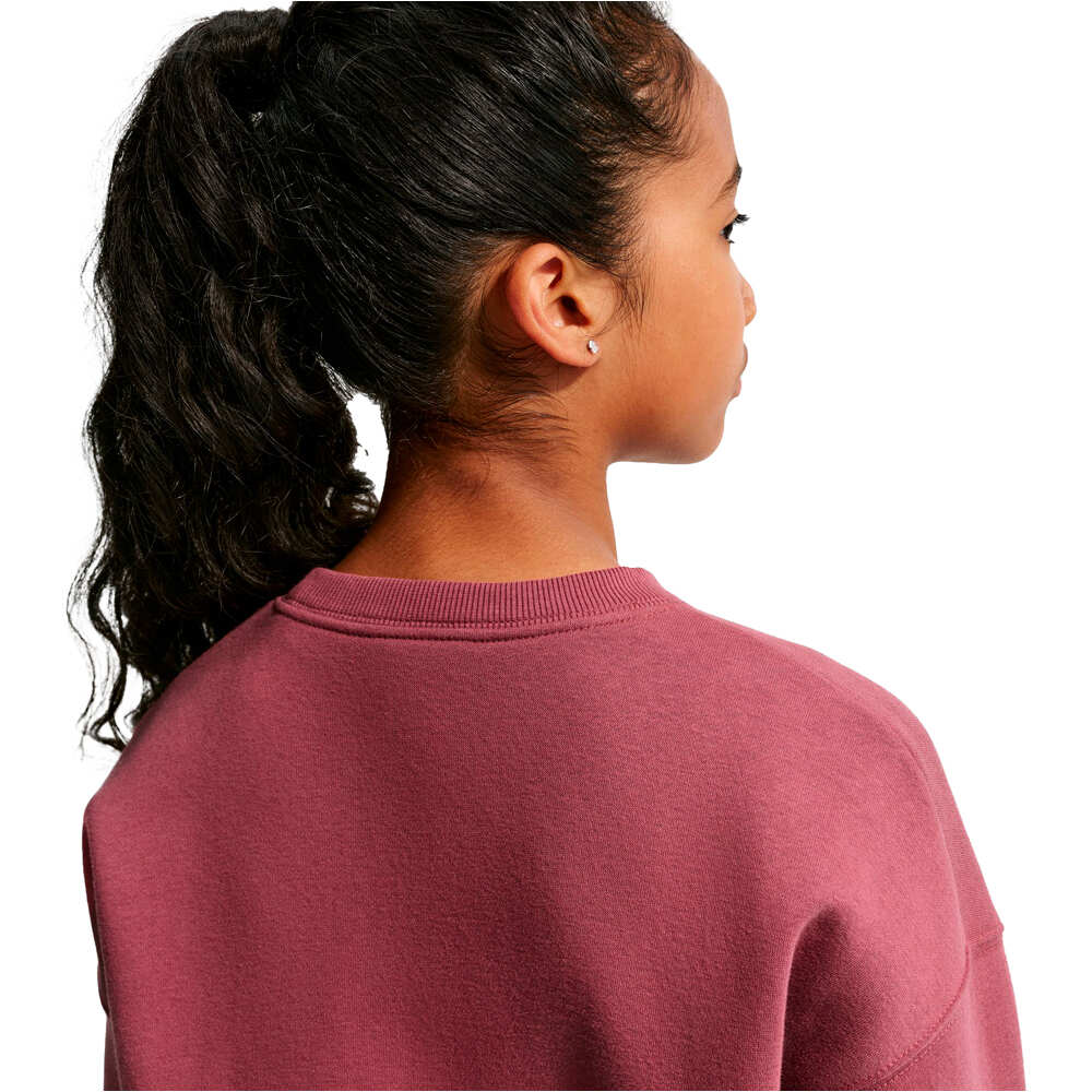 Nike sudadera niña G NSW STUDIO FLC BXY OS LBR vista detalle