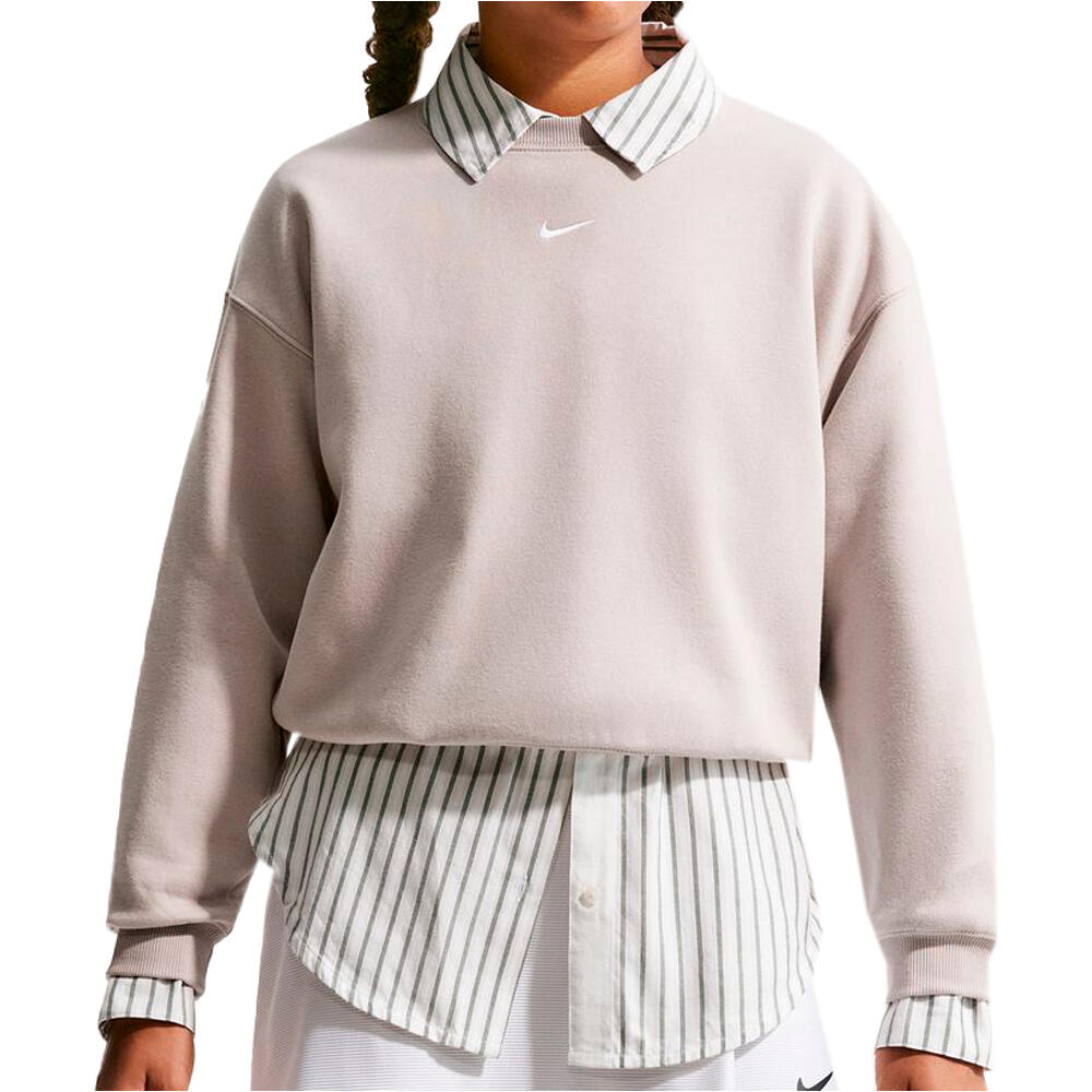 Nike sudadera niña G NSW STUDIO FLC BXY OS LBR vista frontal
