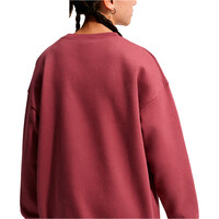 Nike sudadera niña G NSW STUDIO FLC OS CRW LBR vista detalle
