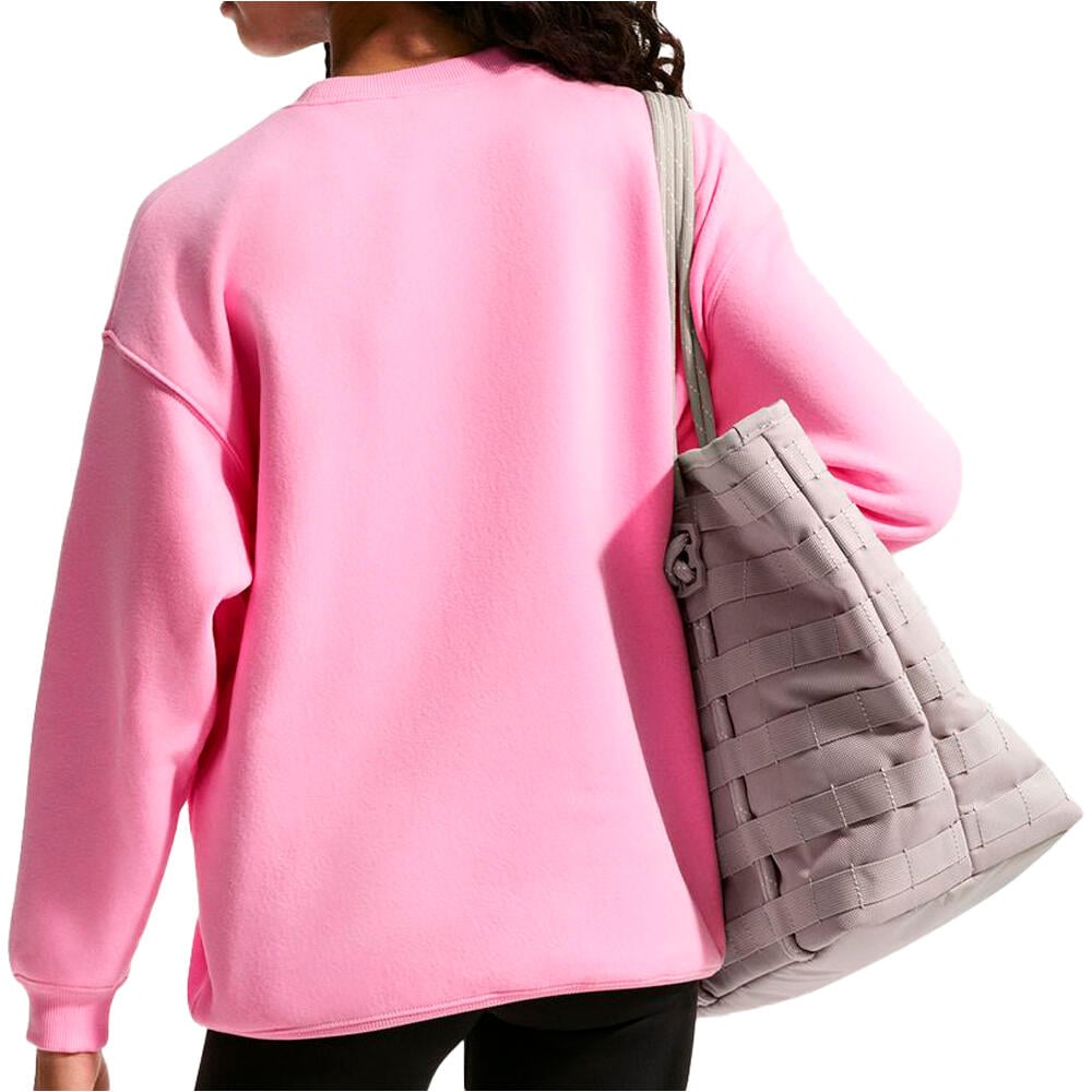 Nike sudadera niña G NSW STUDIO FLC OS CRW LBR vista trasera