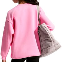 Nike sudadera niña G NSW STUDIO FLC OS CRW LBR vista trasera