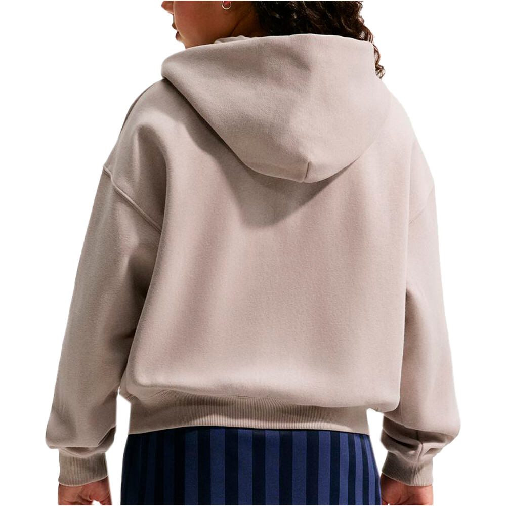 Nike sudadera niña G NSW STUDIO FLC OS FZ HD vista trasera