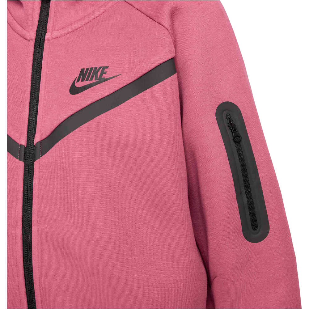 Nike sudadera niña G NSW TCH FLC HD FZ LS - PD vista detalle
