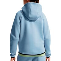 Nike sudadera niña G NSW TCH FLC HD FZ LS - PD vista trasera