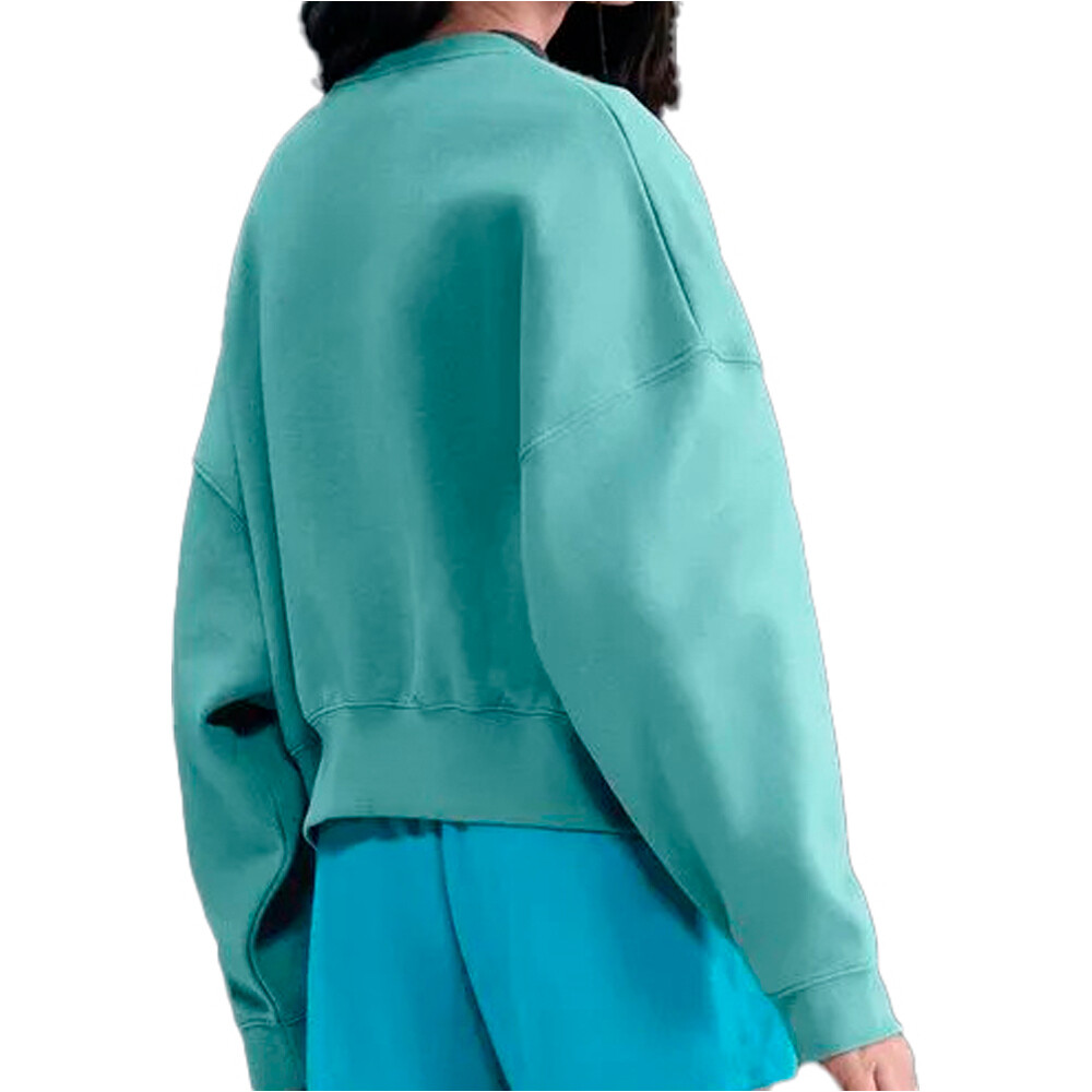Nike sudadera niña G NSW TREND FLC CRP CREW vista trasera