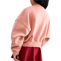 Nike sudadera niña G NSW TREND FLC CRP CREW vista trasera