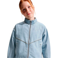 Nike sudadera niña G NSW WR DENIM JACKET vista detalle