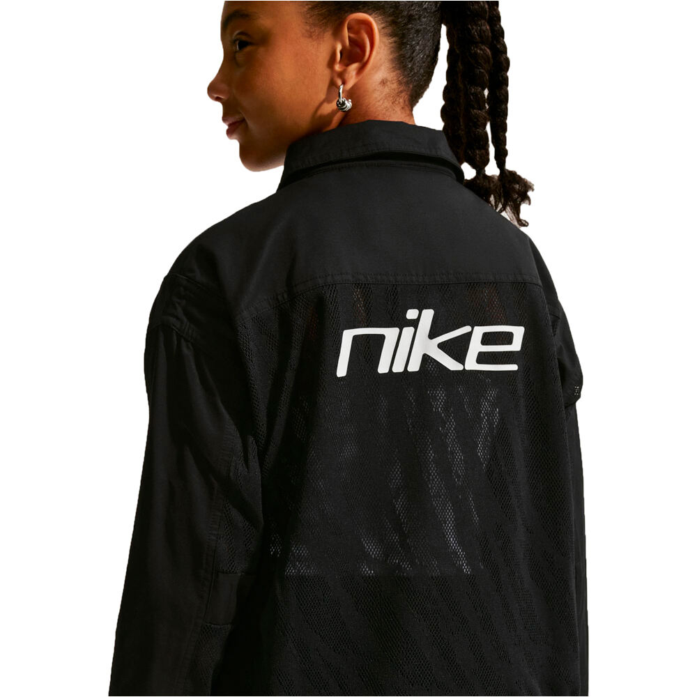 Nike sudadera niña G NSW WVN JKT FA26 vista detalle