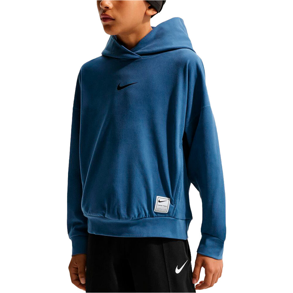 Nike sudadera niño B NP DF FLC PO HOODIE vista frontal