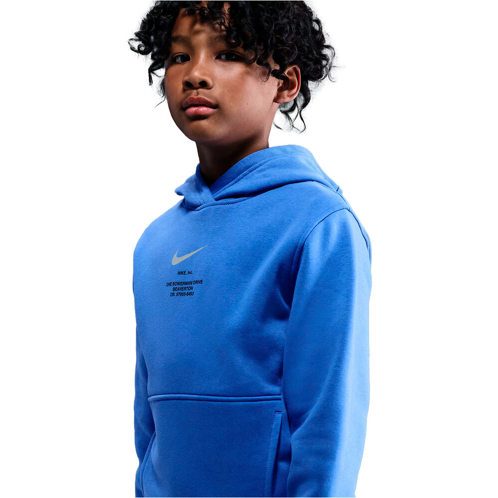 Nike sudadera niño B NSW ATHL PO HOODIE BB vista detalle