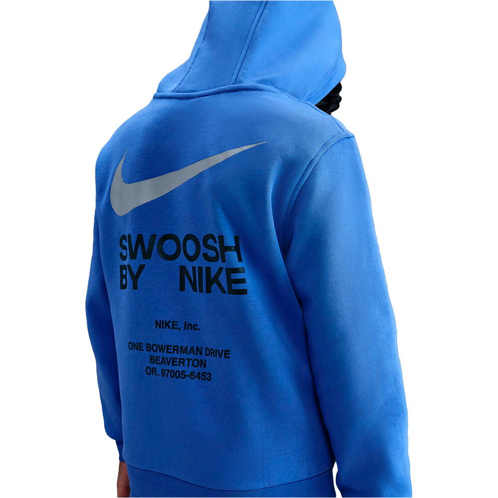 Nike sudadera niño B NSW ATHL PO HOODIE BB vista trasera