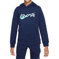 Nike sudadera niño B NSW N AIR PO HOODY FLC BB vista frontal